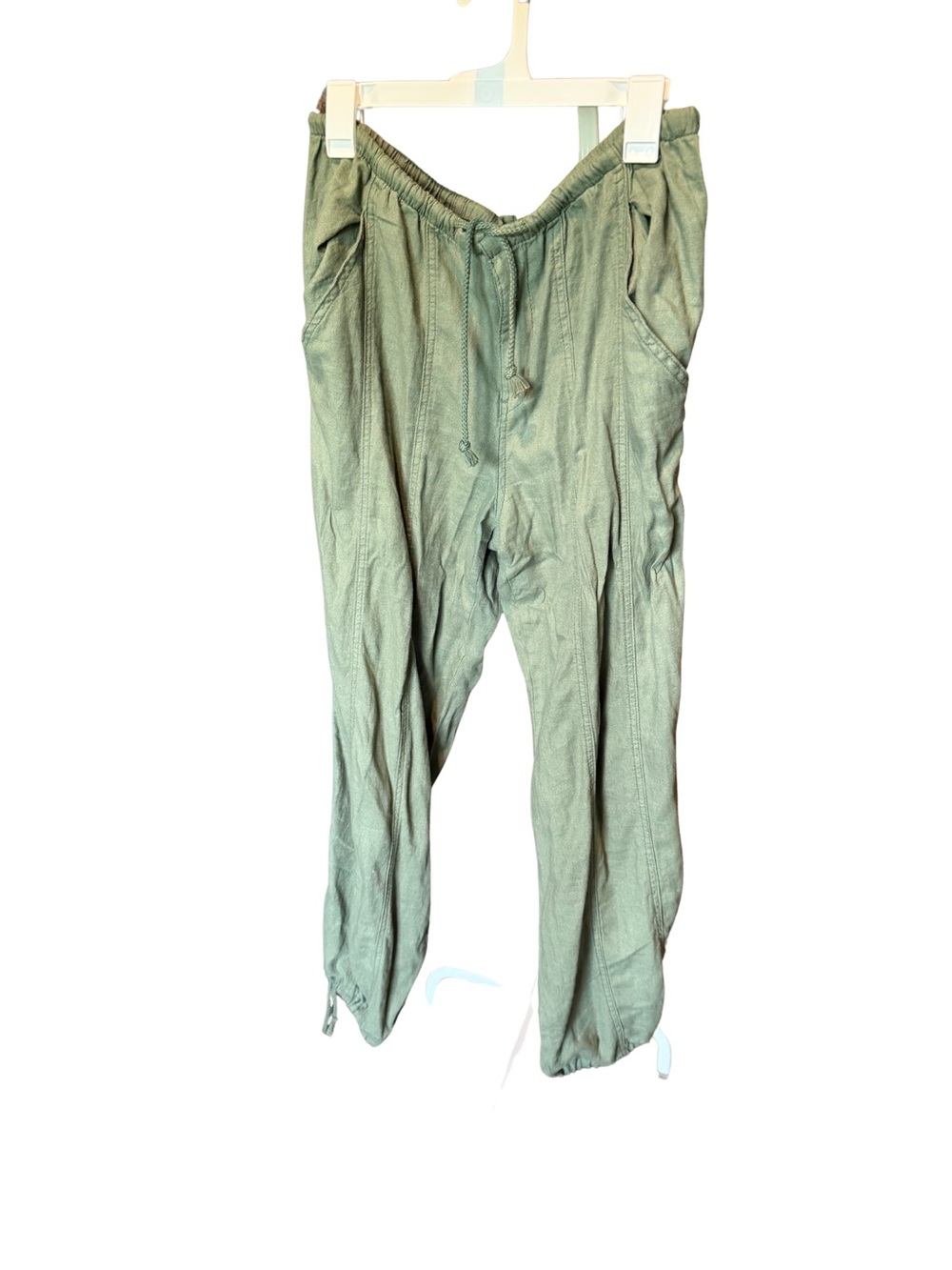 Wild Fable Olive Green Drawstring Casual Pants